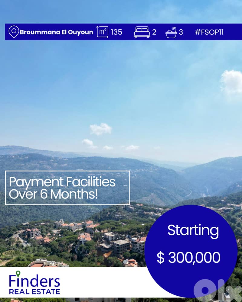 Located in Broumana -Elouyoun this Boutique development consists of 7 0