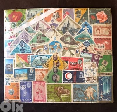 Lot Arab countries stamps