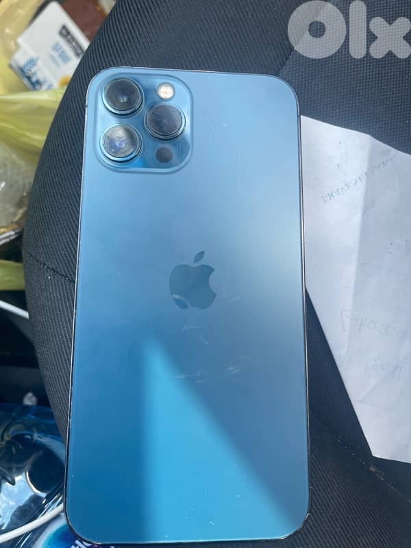 iphone 12 pro max blue color good condition 1