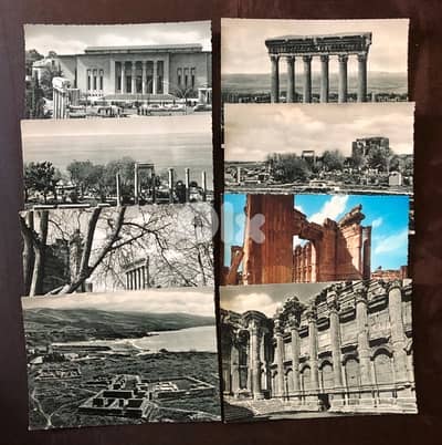 8 postcards from 1960s