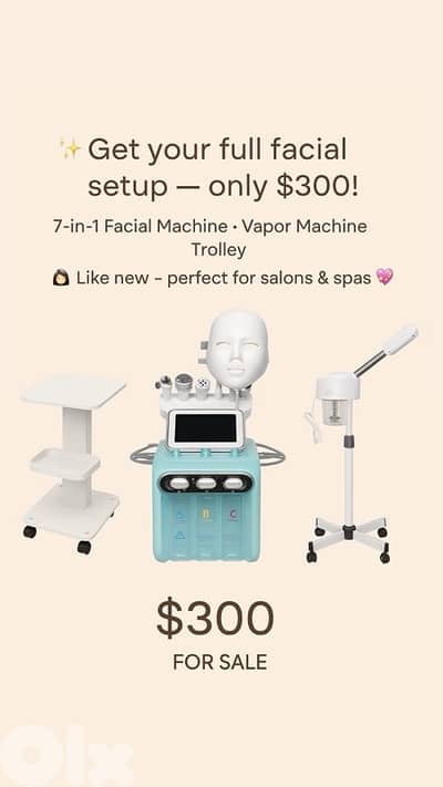 Facial setup