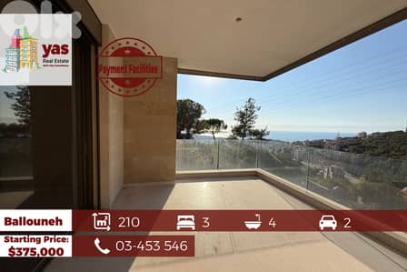 Ballouneh 210m2 | High-End | Prime Location | View |PAYMENT FACILITIES