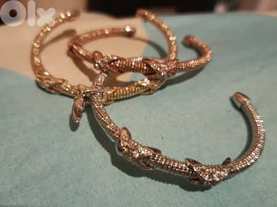 Bracelet gold plated crystal shwarovski