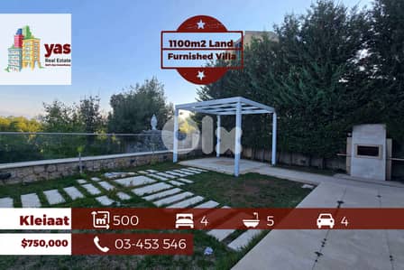 Kleiaat 500m2 | 1100m2 Land | Furnished Villa | Prime Location | DA