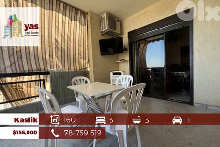 Kaslik 160m2 | Partial Sea View | Standard | Prime Location | EH/CHN