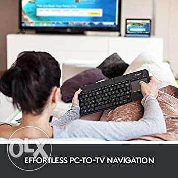 Logitech K400 Plus Wireless Touch TV Keyboard With mouse 4