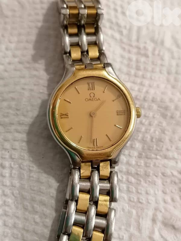 omega deville steel and solid gold 18k 0