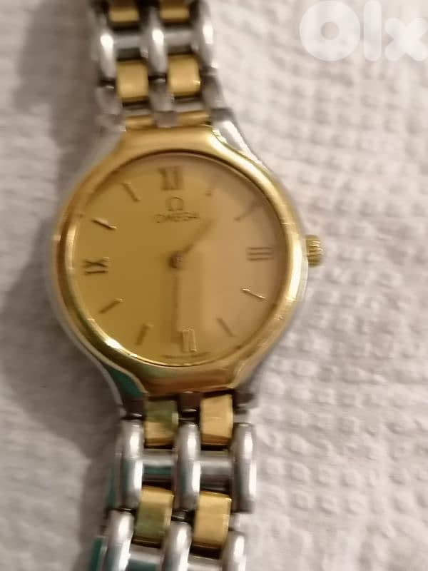 omega deville steel and solid gold 18k 1