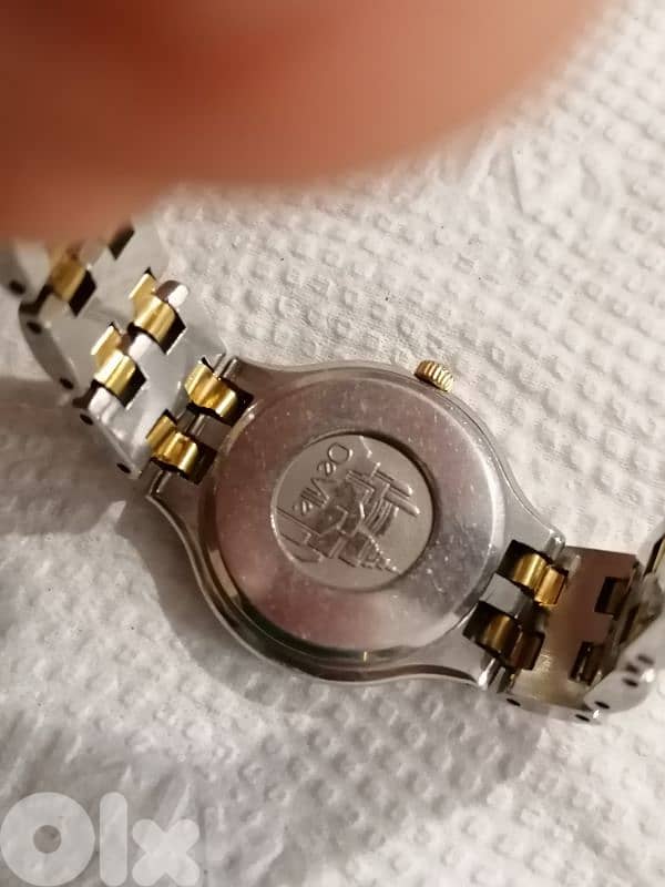 omega deville steel and solid gold 18k 2