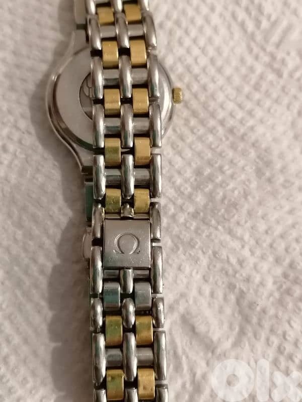 omega deville steel and solid gold 18k 7