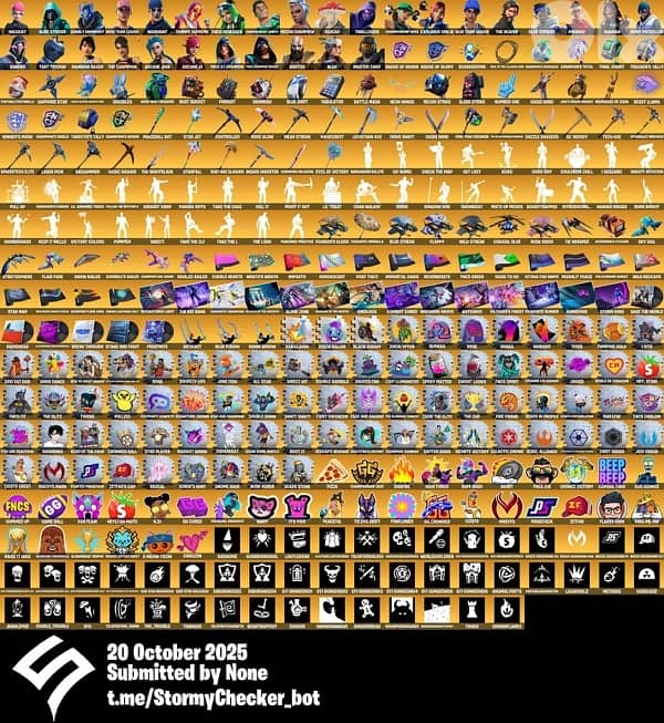Fortnite account stacked 0