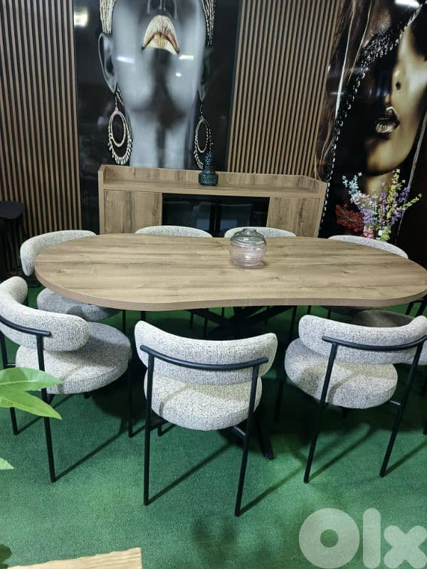 full dining room. غرفة سفرة موديرن 4