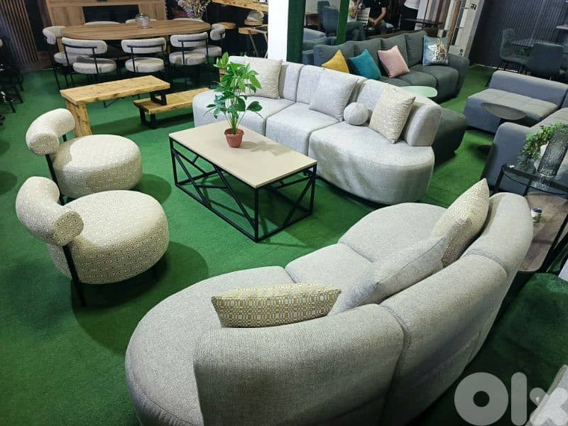 Living room modern. صالون موديرن 4