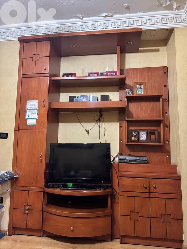 tv unit مكتبة 1