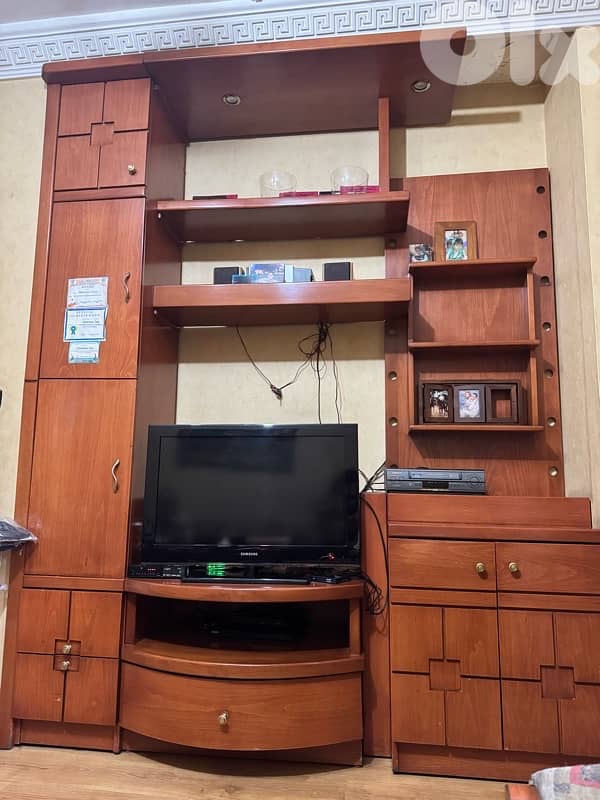 tv unit مكتبة 2