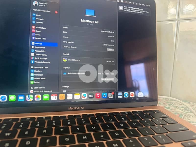 Macbook Air M1 2020 95% battery 3
