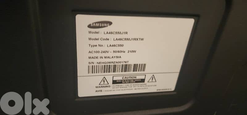 Samsung 46” Full HD TV – Works Perfectly 1