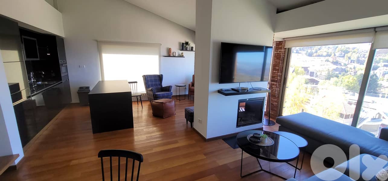 L19507 - Fully Furnished Duplex Chalet For Rent In Ouyoun Al Simen 3
