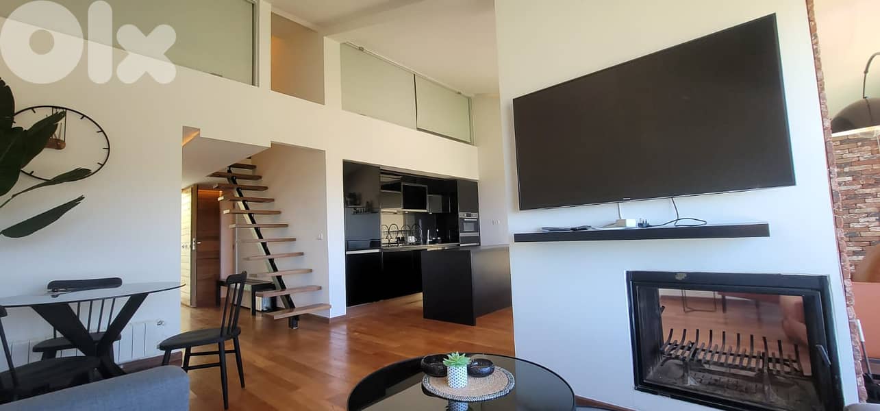 L19507 - Fully Furnished Duplex Chalet For Rent In Ouyoun Al Simen 5