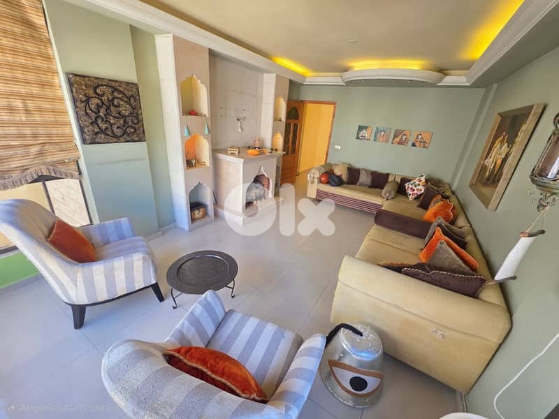 Furnished Duplex + Terraces For Rent In Chiyah دوبلكس للاجار في الشياح 0