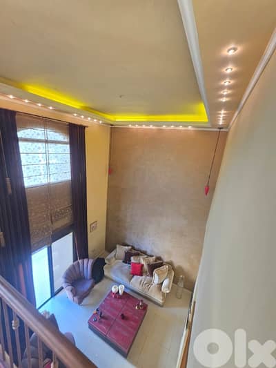 Furnished Duplex + Terraces For Rent In Chiyah دوبلكس للاجار في الشياح