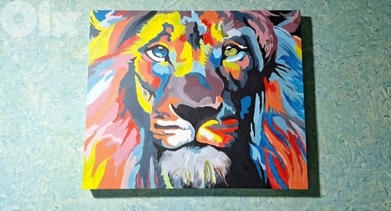 painting Lion 500$