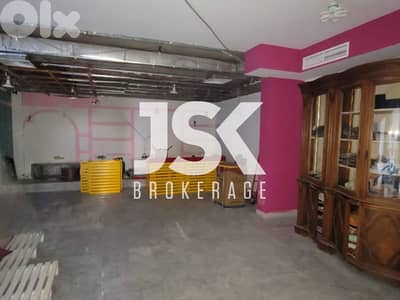 L19508 - 100 SQM Shop For Rent in Jounieh