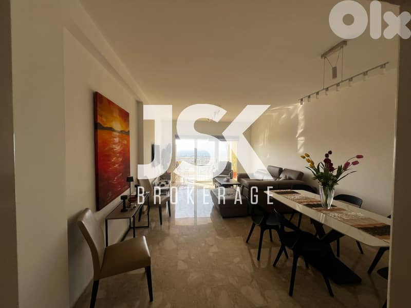 L19519 - Furnished & Modern 3-Bedroom Apartment For Rent in Hadath 0