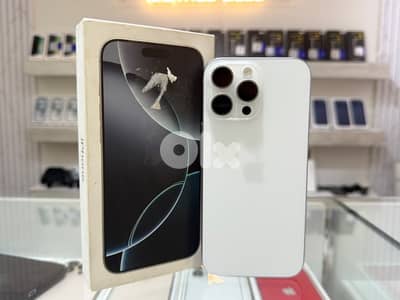 Available iPhone 16 Pro Max 1TB  Clean Condition: - Crack Screen