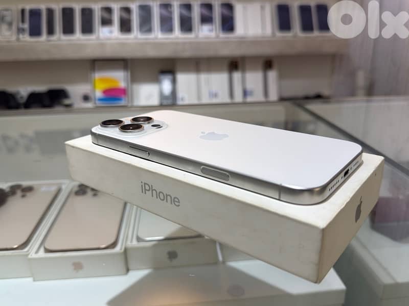 Available iPhone 16 Pro Max 1TB  Clean Condition: - Crack Screen 2