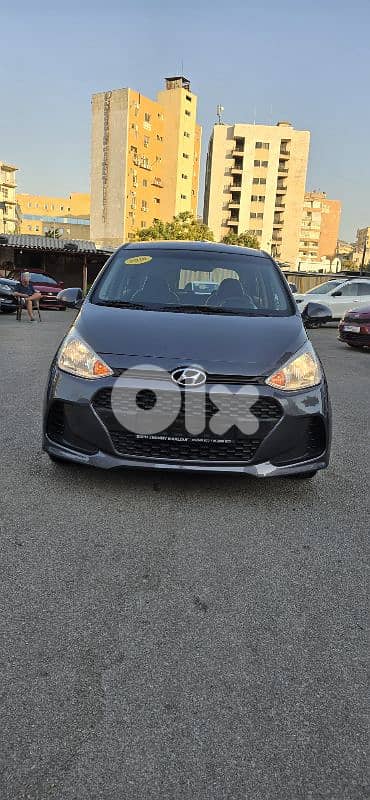 Hyundai Grand i10 mod 2018 grey color company source f. o like new