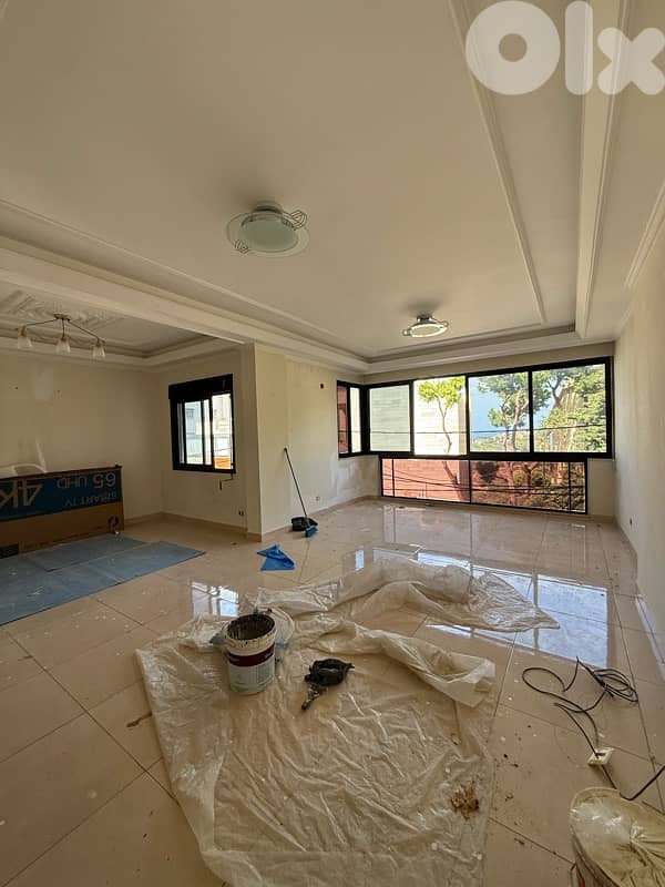 Decorated sunny apartment for rent in Naccache prime location. 0