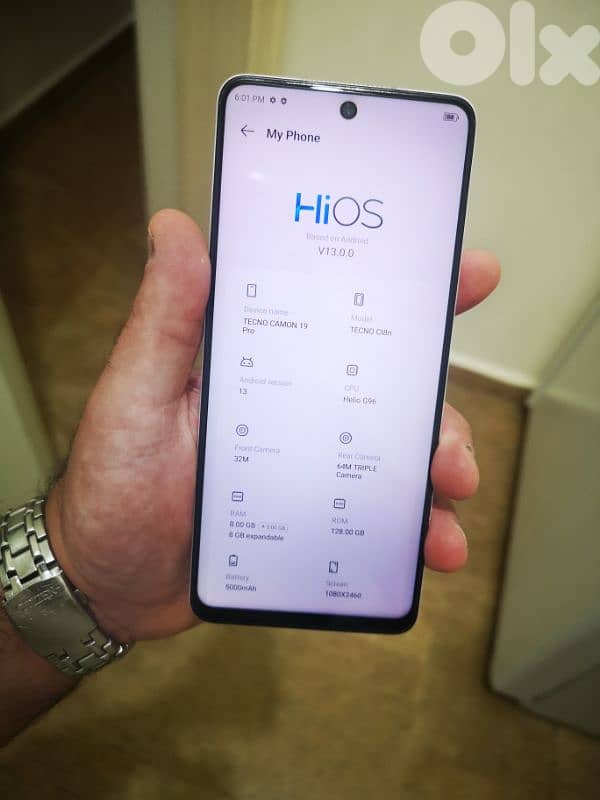 Tecno Camon 19 pro mondarian version ( 128 Gb Memory) 6