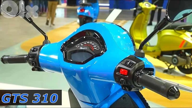 Vespa gts 310 super sport blue eclettico model 2026 dealer warranty 1