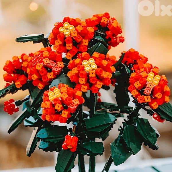 Zuanma Lantana Flower Blocks 1614 pieces 1