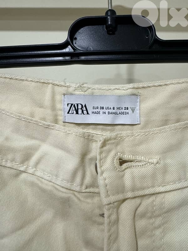 beige cargo pants-zara 2