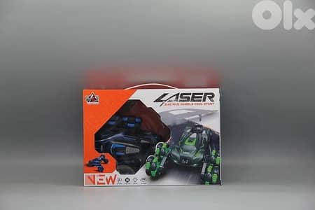 Laser RC Blue 5 wheels stunt car