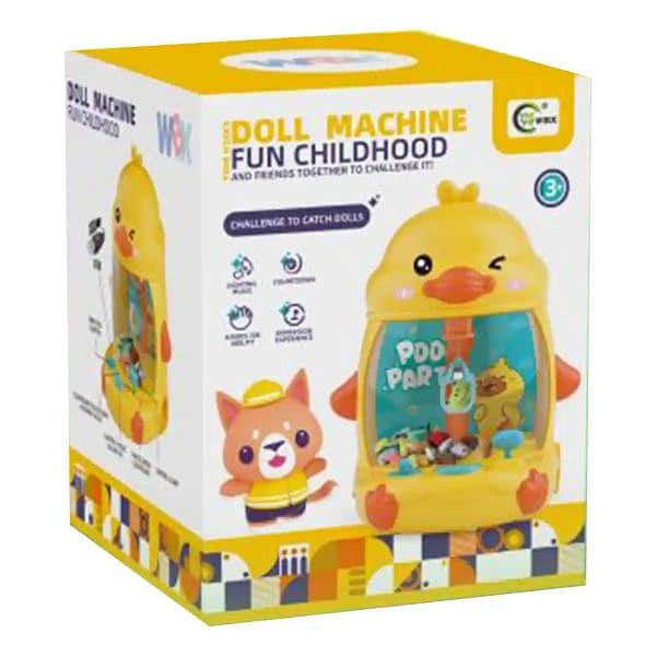 Doll machine claw Childhood duck 0