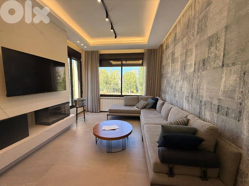 Faraya Prime Location 80 sqm Chalet Fully furnished with an open view! 1