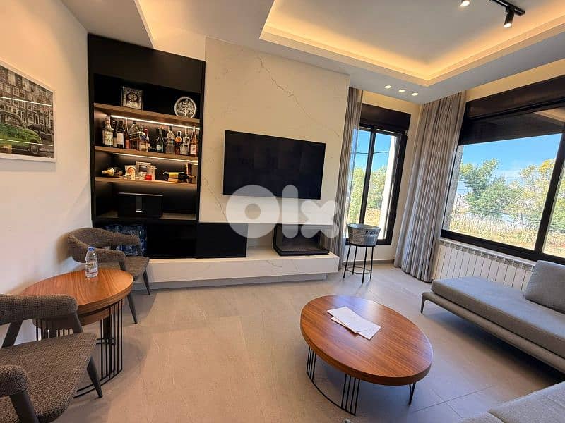 Faraya Prime Location 80 sqm Chalet Fully furnished with an open view! 10