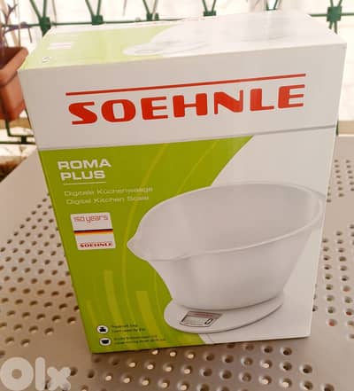 Soehnle Roma Plus Digital Kitchen Scale – New, Never Used