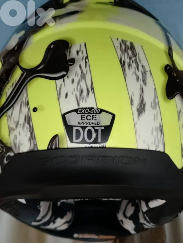 Scorpion 500 Evo motorcycle helmet 6