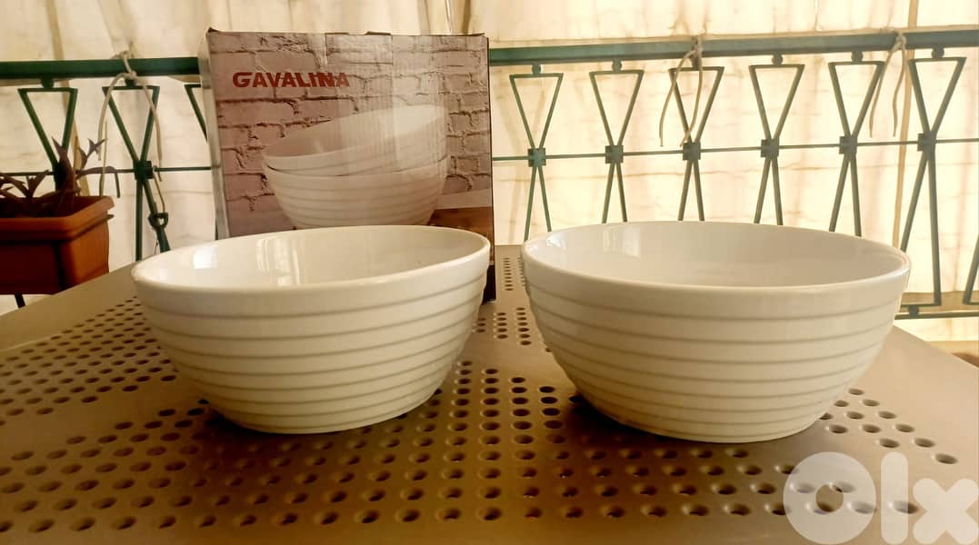 Gavalina 2-Piece Serving Bowls Set – New, Never Used 2