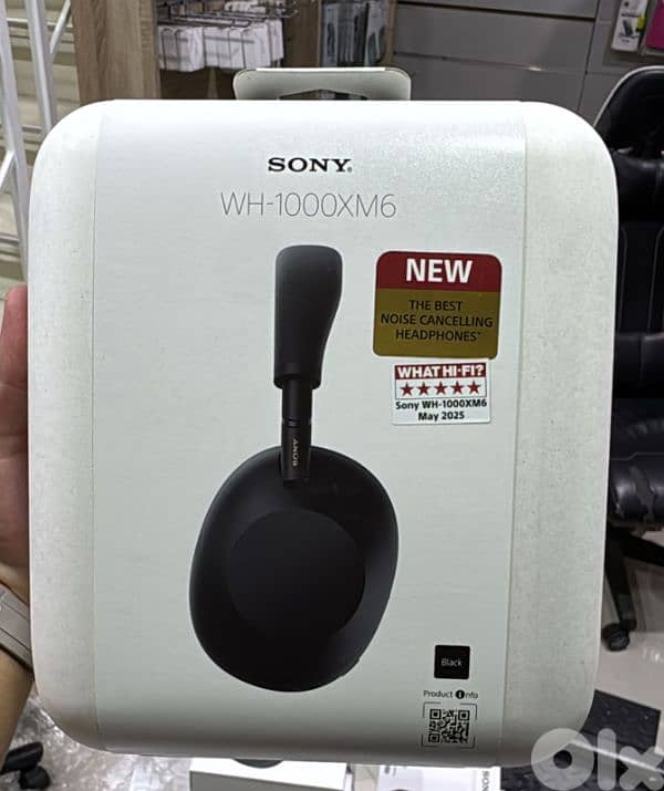 Sony Wh-1000XM6 black 0