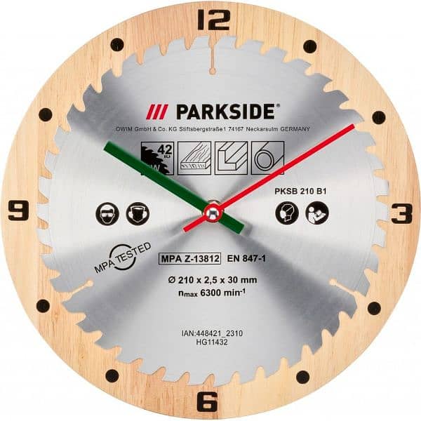 parkside wall clock 0