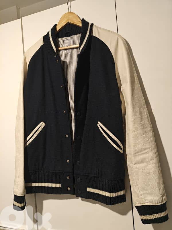 JCP wool and faux leather jacket 0