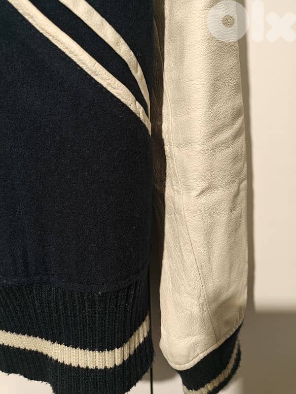 JCP wool and faux leather jacket 2