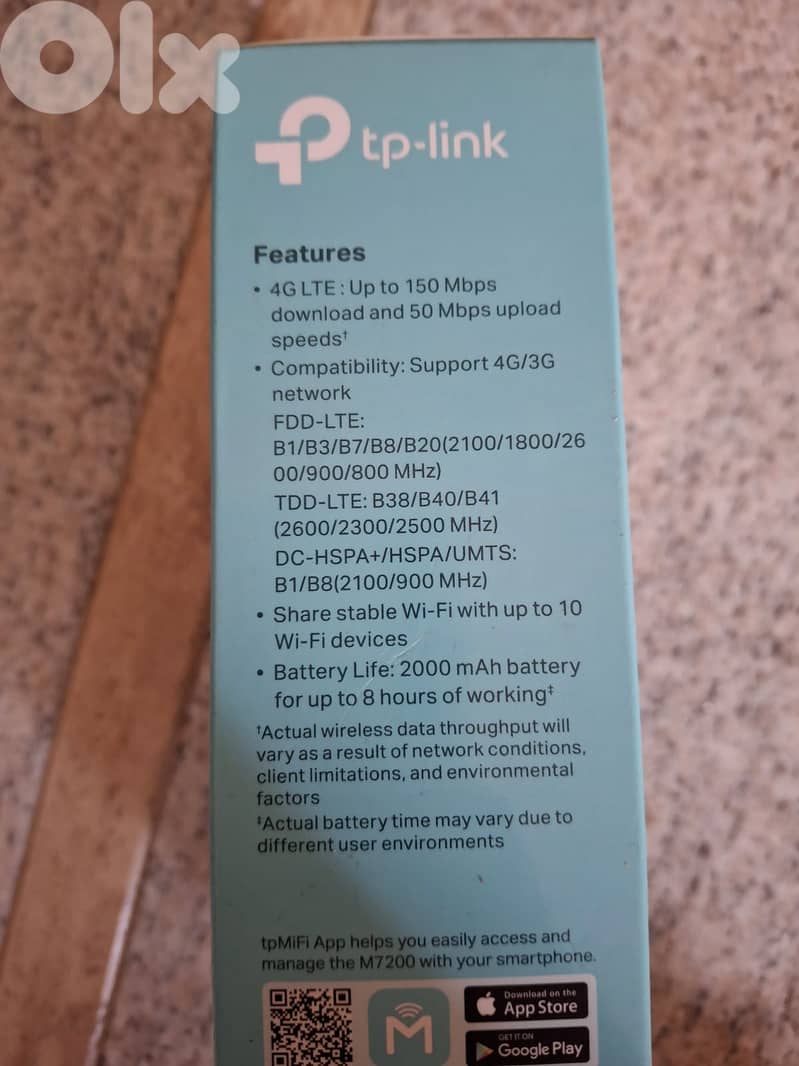 Tp-Link: Wifi phone SIM card router 1