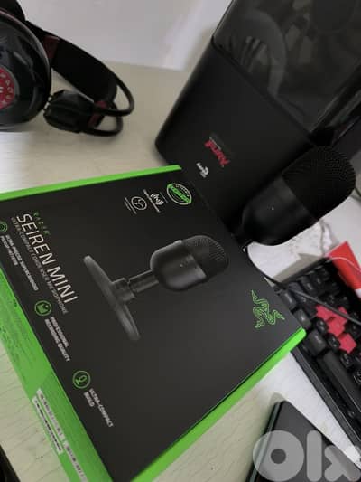 (Original Box) Mini Siren Microphone for gaminc pc and streaming