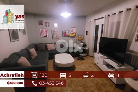 Achrafieh/Sioufi 120m2 | High Floor | Prime Location | City View | OH